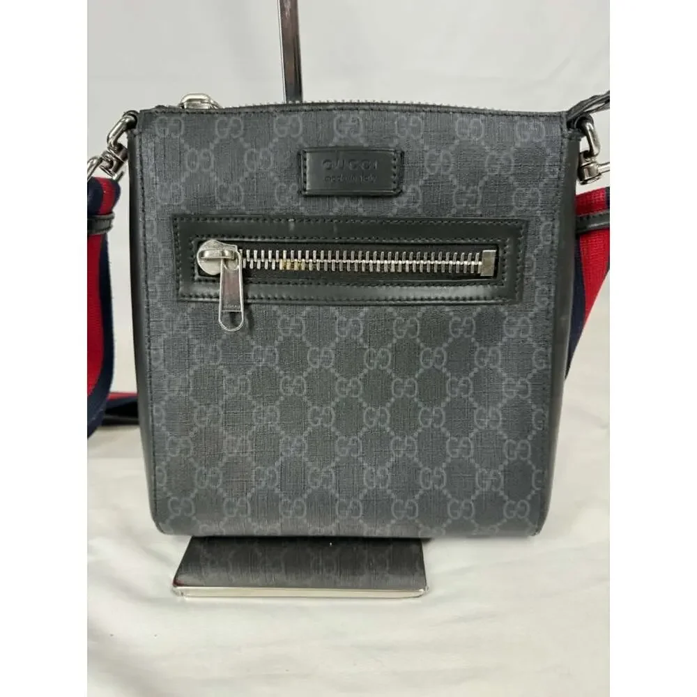 GUCCI Small Messenger Shoulder Bag 523599 GG Supreme Sherry Line SPB-TS 368132